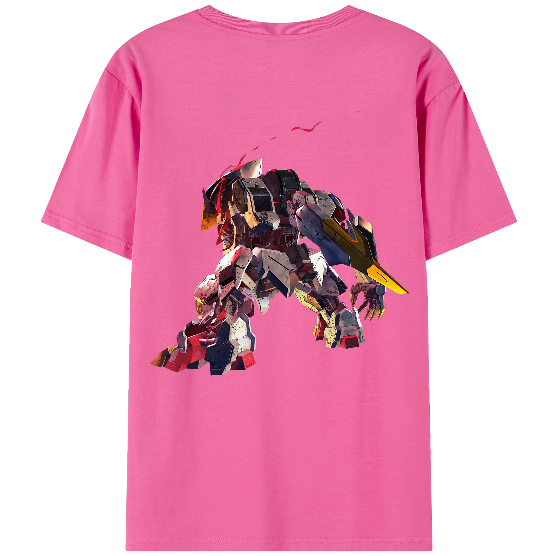 （画像用） 機動戦士ガンダム Mobile Suit Gundam レディース半袖Tシャツ(バックプリント)